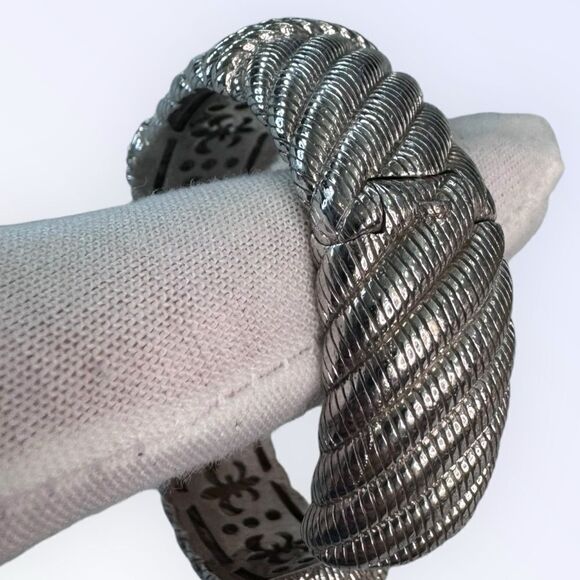 Judith Ripka Sterling Silver CV Cuff Bracelet - Picture 2 of 5